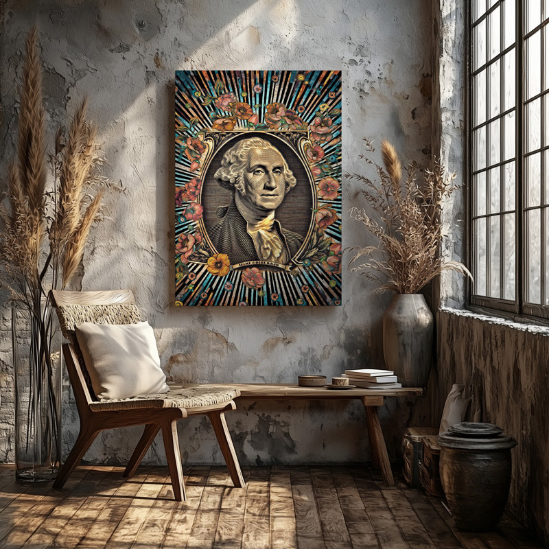 "Toile", art numérique sur toile, H 9 po x l 12 po