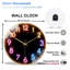 Horloge murale avec horloge murale 12 po