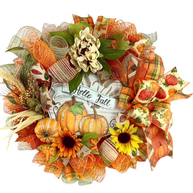 Handcrafted Faux 18'' Wreath
