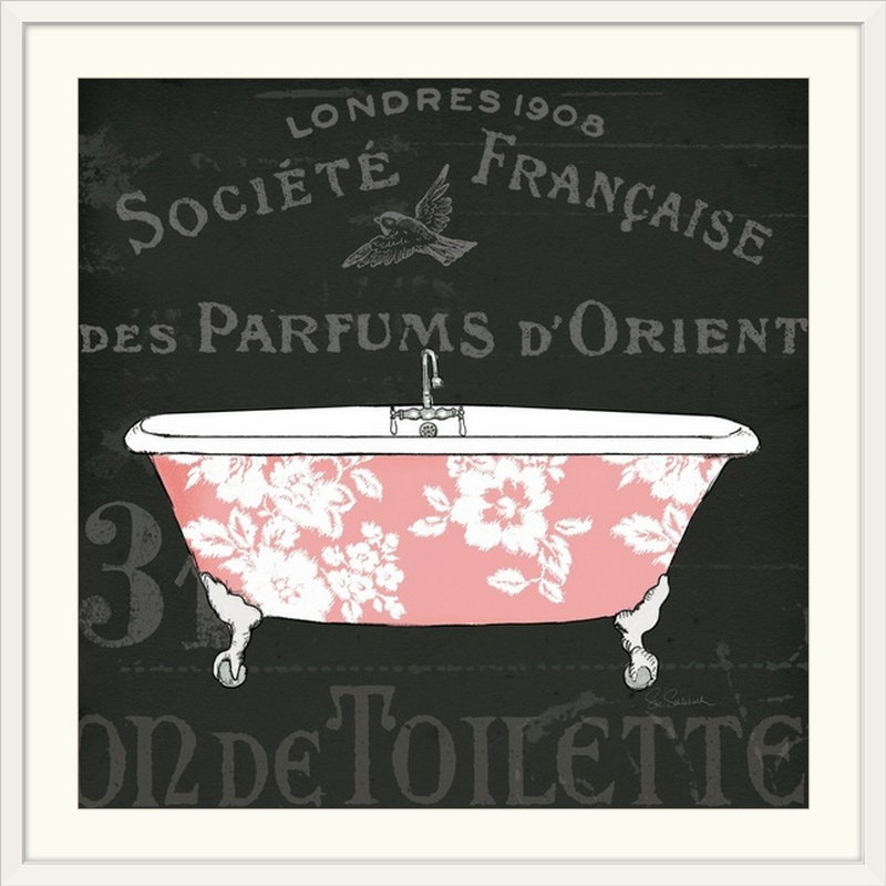 « ii » par sue schlabach, impression Chalkboard Bath, H 30 po x l 30 po x P 1,5 po, Toile