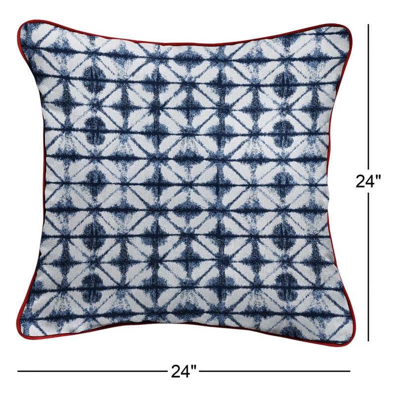 Housse de coussin d'extérieur carré Sereno, 24 po x 24 po
