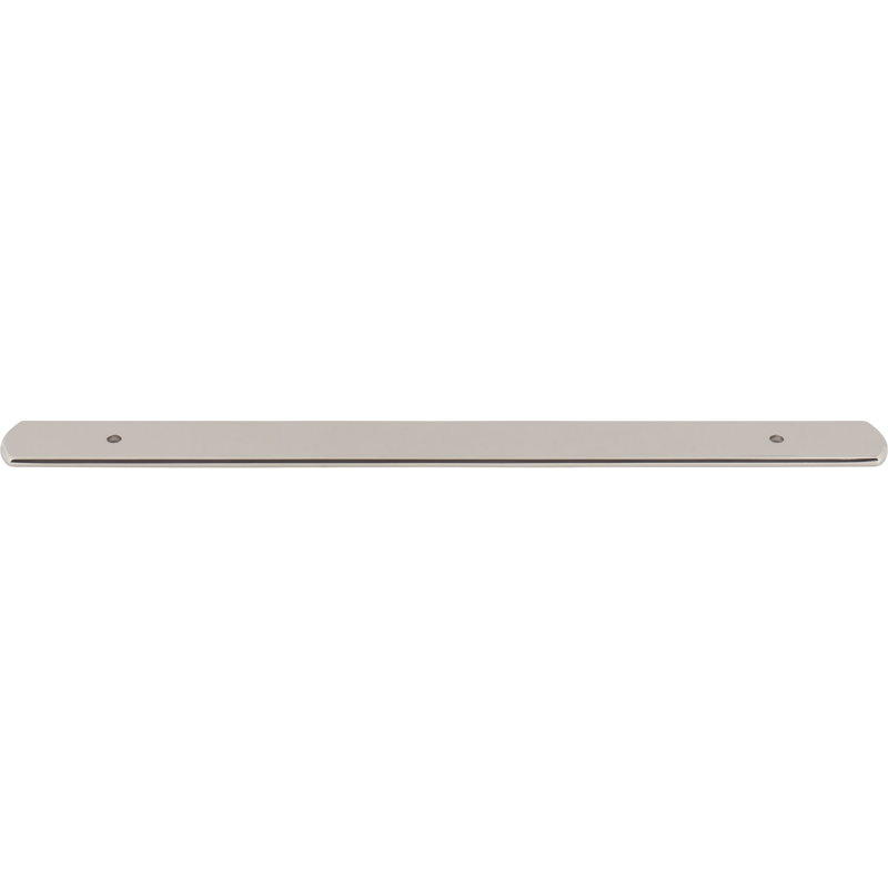Wescott Pull Backplate, Polished Nickel