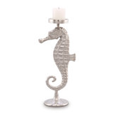 Large Seahorse Pillar Candleholder