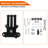 Aileana Black Wall Mount for 10"-32" Screens Holds up to 15 kg.
