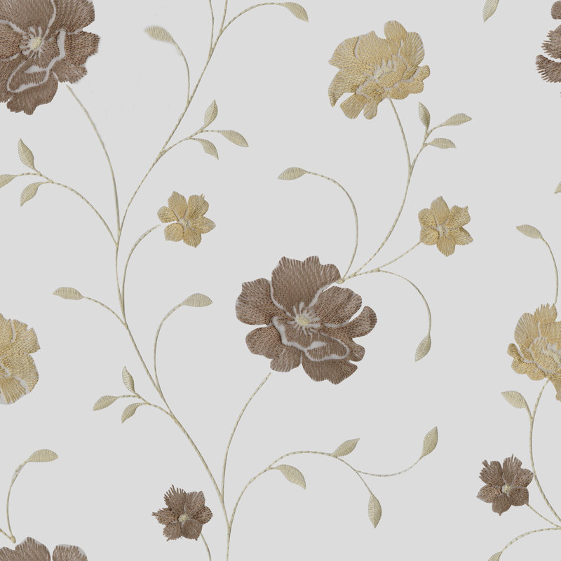 Paire de rideaux transparents avec œillets, Beige