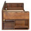 Grand lit de jour avec bureau amovible, tiroirs de rangement et table d'appoint hydraulique-768949452-768949455