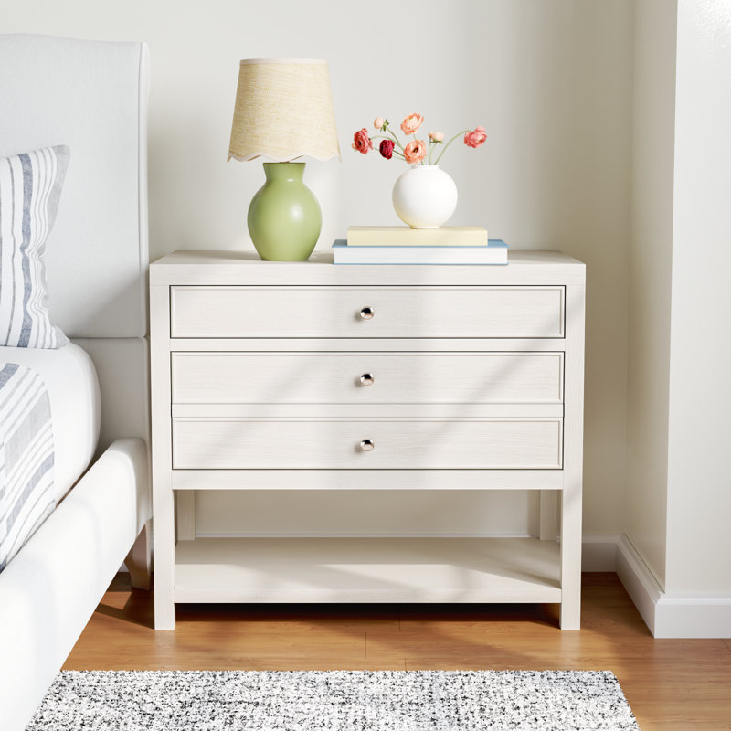 Rosalie 32'' W Nightstand, White Sand