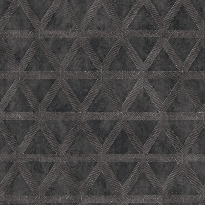 Orquidia Galerie Utopia Geometric Tri Prism Sheen Finish Wallpaper Roll 10m x 53cm