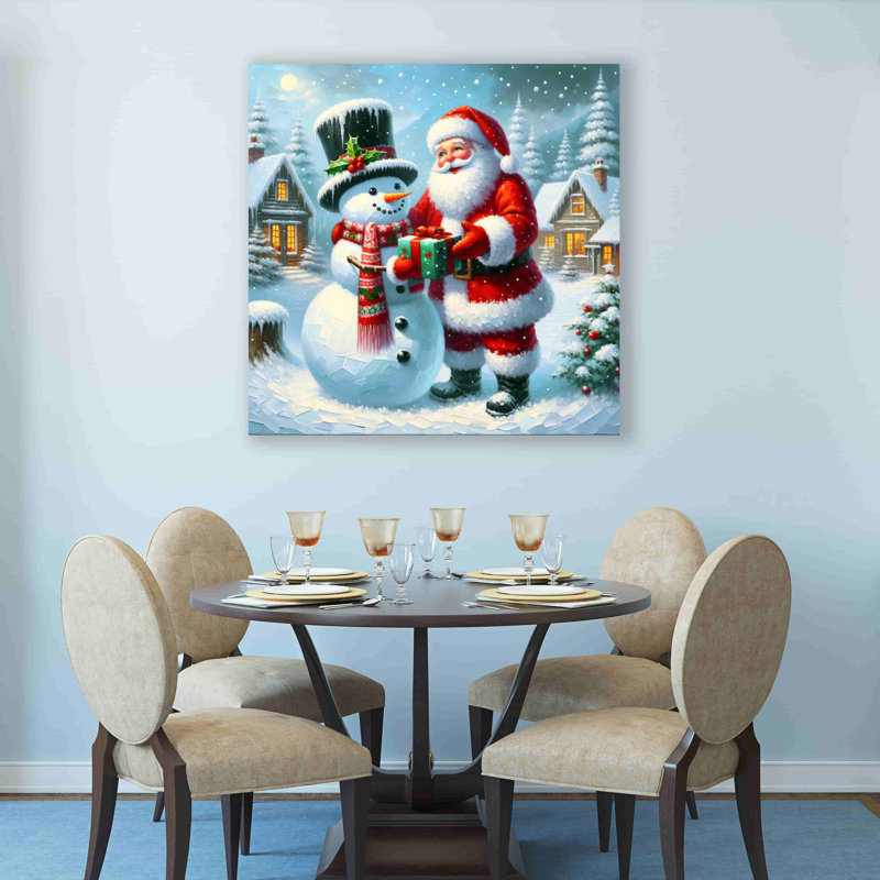Sur toile, H 40 po x l 40 po x P 1,5 po