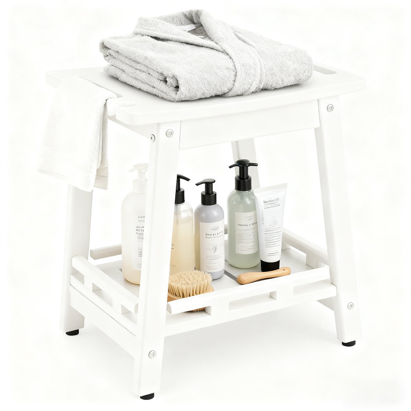 Chaise de douche Hdpe pour douche intérieure, bancs de douche 350 lb pour douche intérieure, tabouret de douche pour pieds de rasage, tabourets de douche pour personnes âgées / adultes, utilisation intérieure ou extérieure, gris / blanc / noir