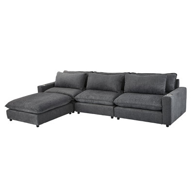 Canapé modulaire Mylone couleur beige