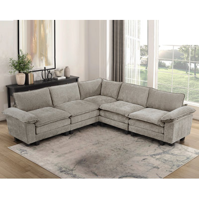 Ensemble de canapé modulaire 5 pièces Modern Contemporary