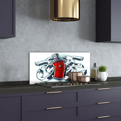 Annia 50cm W x 100cm L Glass Peel and Stick Panel