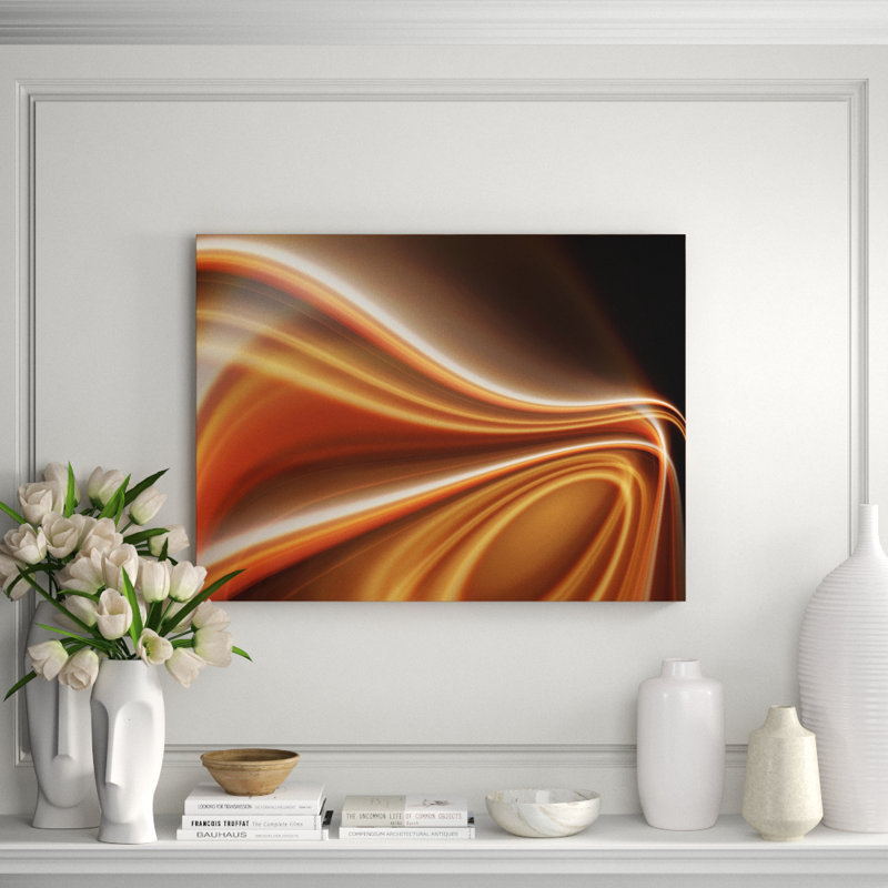 Crush Print, 30" H x 40" W x 2.5" D