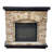Laspisa Wade Logan® 36 " W Electric Fireplace with BTU 3400-3310524
