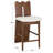Upholstered Boucle Counter Stool with Solid Wood Frame-682334618