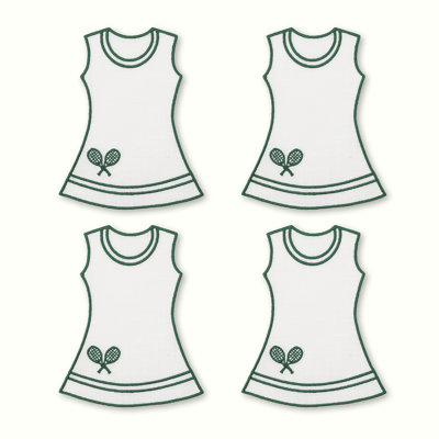 Tennis Dress Cocktail Napkins
