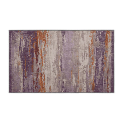 Tapis brun soyeux et moelleux