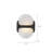 Odin 9-In Alabaster Socket Wall Vanity-103256056