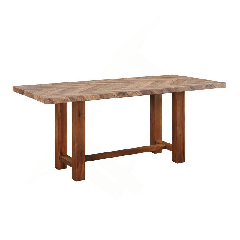 Gilsea Brown Finish Dining Table