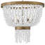 Lustre géométrique unique à 6 lumières Dune
