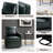 Avalise Faux Leather Swivel Armchair-1966951160