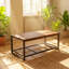 Table basse industrielle en bois massif récupéré l 44 po x P 23 po x H 18 po HOUSEMART