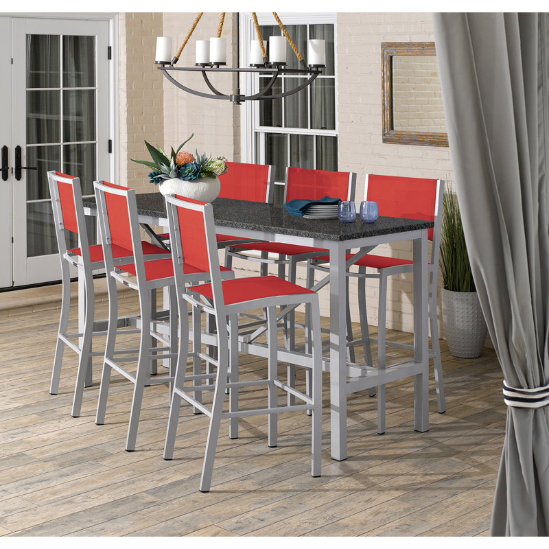 Travira Outdoor Bar Table, Litecore Charcoal