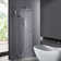 10 Inch All Metal Rainfall Shower Head with Handheld Combo, Push Button Switches