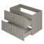 Rilynn 203.2cm Wall Mounted Bathroom Vanity Base Only-415889319