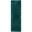 Overdyed Hand-Knotted Wool Modern-Contemporary Green Runner 2' 7" x 8' 3"