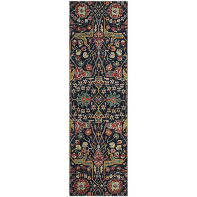 Premium Machine Washable Ducote AMF1132 Global Rug