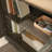 Utility Stand, Brown finish