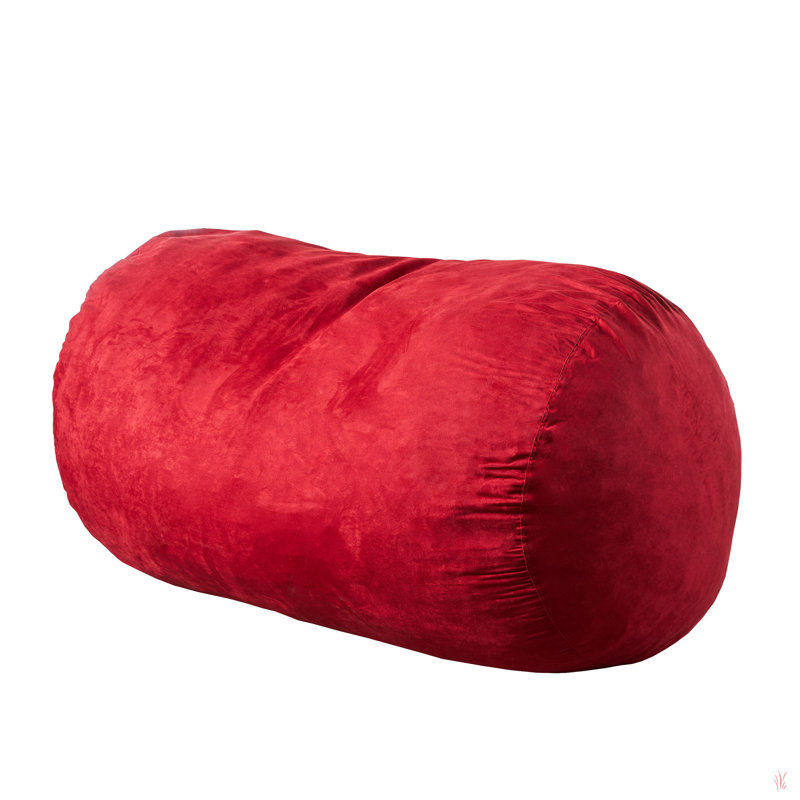 Fauteuil à billes cylindrique 6,5 pieds Firefly, rouge