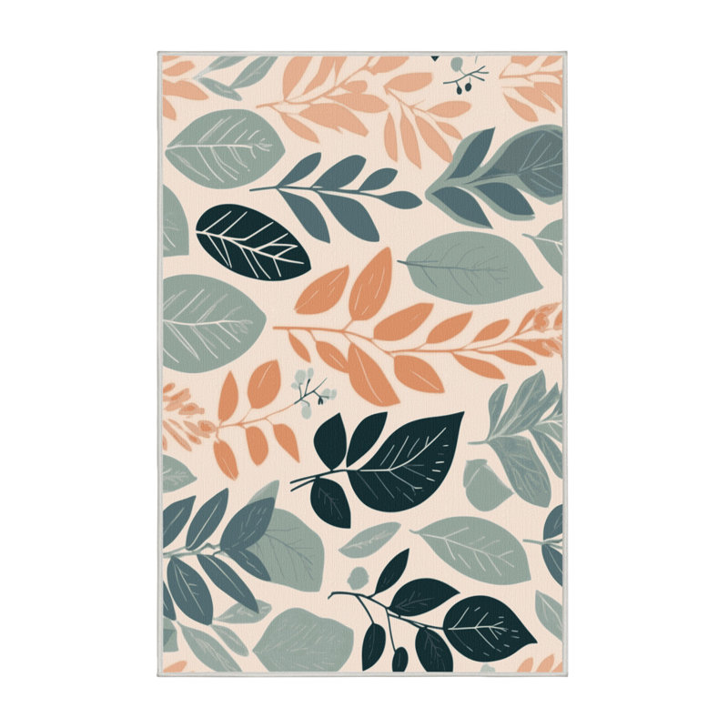 Garden Echoes Rug, Rectangle 3' x 5'