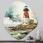 Art mural rétro en forme de phare rétro en forme de V-1612154520