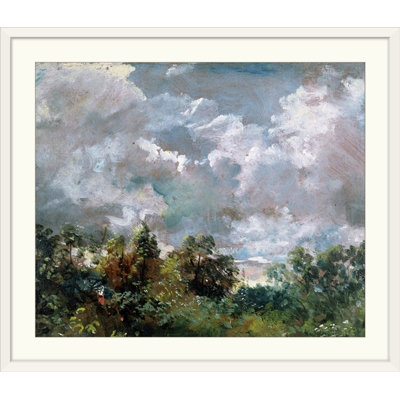 John Constable " Study Of Sky And Trees " by John Constable
