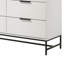 Ensemble de chambre à coucher 5 pièces White-693960615