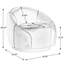 Fauteuil demi-tonneau pivotant de 34,25 po Gabbanelli-1115529741