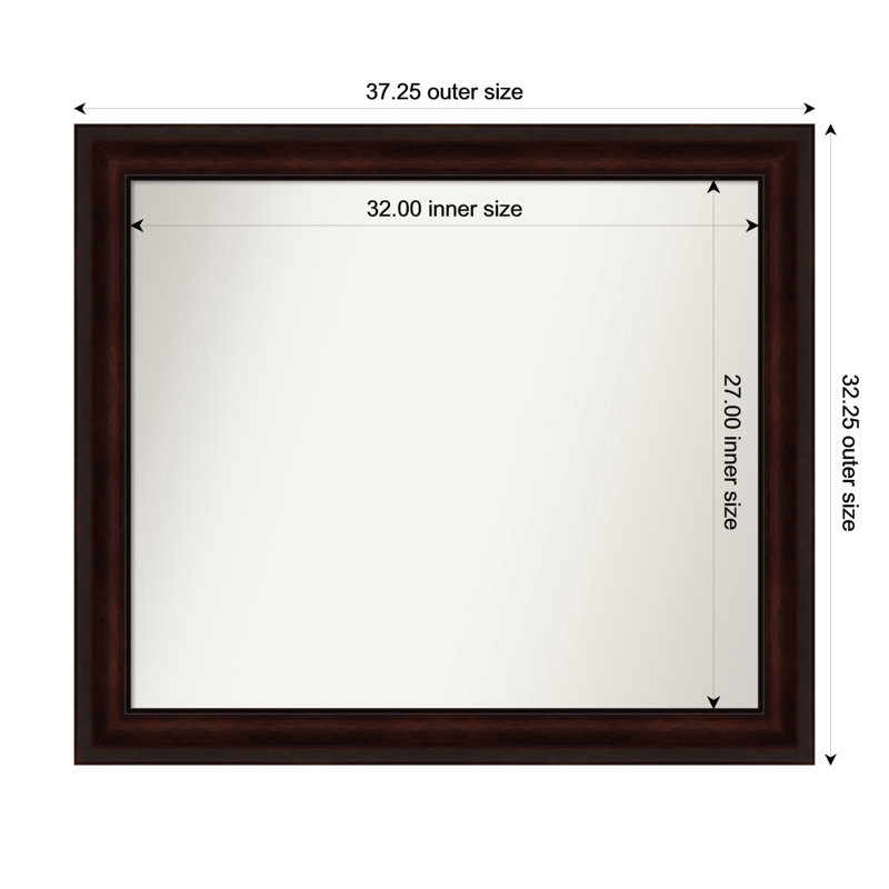 Miroir mural Nathian, 32,25 po x 37,25 po