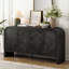 Console avec portes artistiques et capacité de rangement abondante-500696488