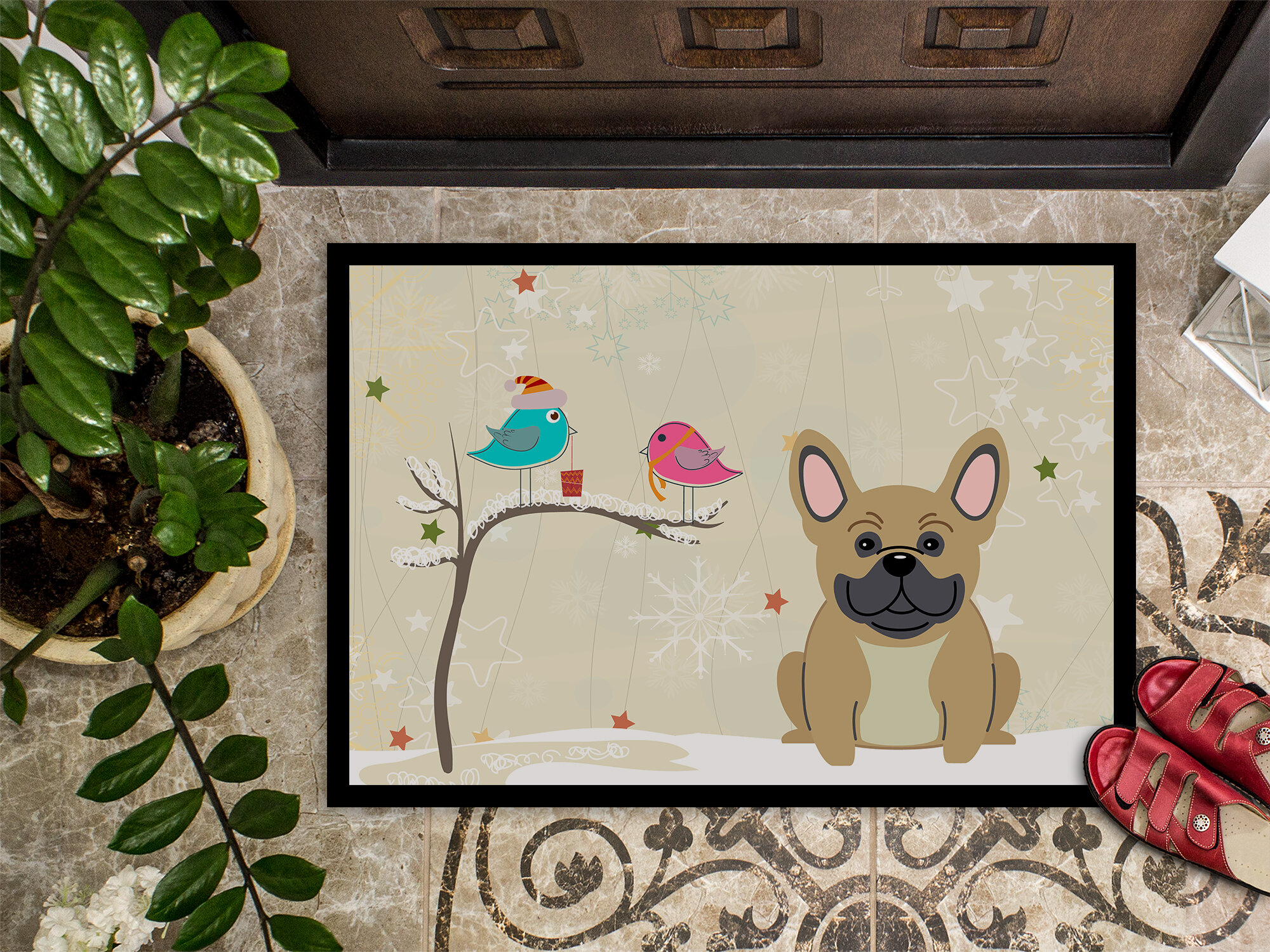 French bulldog 2025 outdoor mat