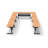 14 Person Training Meeting Seminar Tables Set