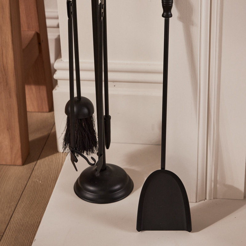 Alcivar Iron Fireplace Tool Set