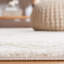Tapis ivoire / sauge en polypropylène tissé à la machine Lorenco-360753790