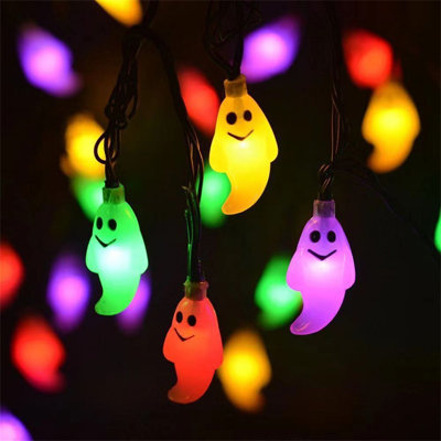 Halloween Light String LED String Lights Halloween Decoration Props Bar Party Trickster Decorative Lights 118in Long With 20 Light String