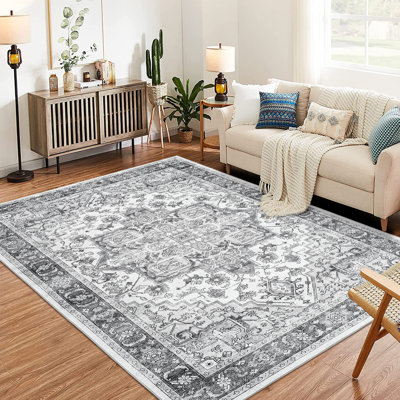 Washable Area Rug for Living Room