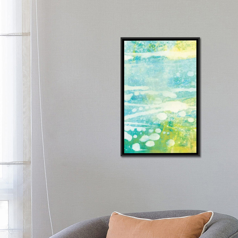 «Lacuna IV», reproduction sur toile, H 26 po x l 18 po x P 1,5 po, Toile encadrée noire