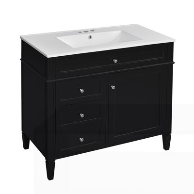 Meuble-lavabo 36 po avec lavabo supérieur