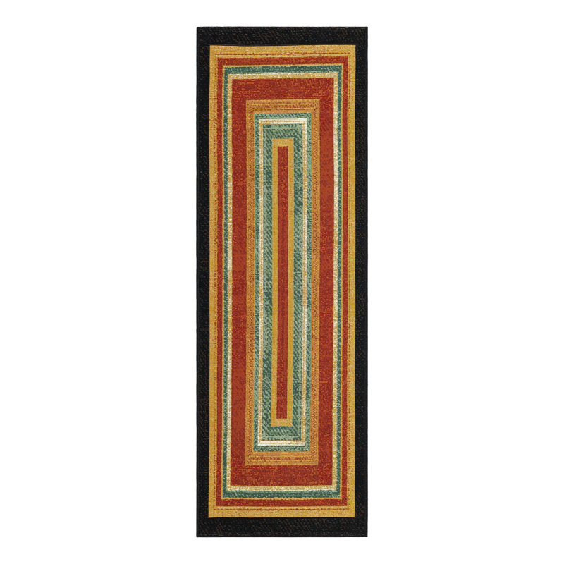 Tapis intérieur / extérieur Drift Hower, Tapis de couloir 2 pi x 6 pi 1 po
